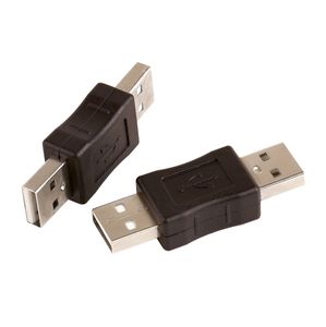 USB 2.0 Erkek ila Erkek Konnektör Adaptörü Birleştirici Bağlayıcı Uzatma Uzatma Verisi Kablosu Kablosu Dönüştürücü