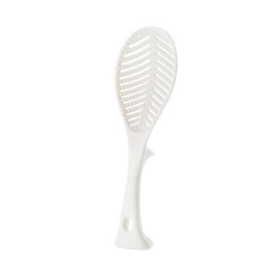 Forma de folha não bastão espatularice colher paddle pode suportar spatula espátula colander criativo plástico colheres de plástico yfax3220