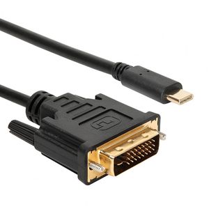 Cavo USB da tipo C a DVI Cavo adattatore convertitore 1080P per videoproiettore esterno UHD portatile 1,8 m