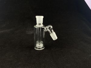 Glass Hookah Bong 45-graders Ash Catcher Oil Rig Rökning Pipe 18mm Joint Factory Outlet