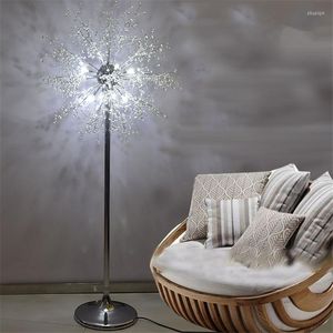 Floor Lamps Nordic Lamp Stainless Steel Vertical Indoor Lighting Modern Living Room Home Decor Acryl LED 110-240VFloor