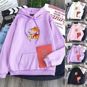 Powerpuff Felpe Ragazze Moda Divertente Hombre Tops Moletom Cute Cartoon Felpa con cappuccio Pullover Plus Size LJ201130