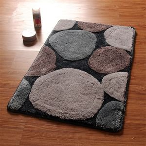 라운드 디자인 목욕 매트 Nonsilp 욕실 카펫 세트 및 rugdoor Way Rug in Thiood Floor Bath Mats and 욕실 및 화장실 200925