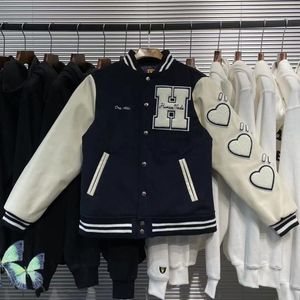 Men's Jackets Embroidery Logo H Letter Women's Baseball Jacket Outerwear CoatMen's