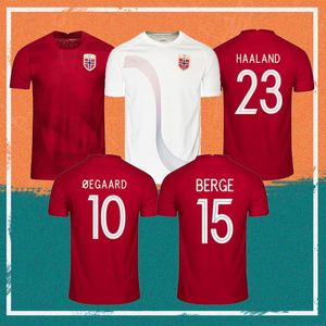 22 23 Norway soccer jerseys 2022 home red #9 HAALAND nation team Shirt SORLOTH ODEGAARD BERGE Football uniforms sale