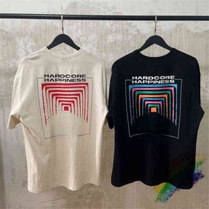 オーバーサイズ Tシャツ男性女性ヴィンテージ 1:1 高品質カラープリントトップス Tシャツ P0806