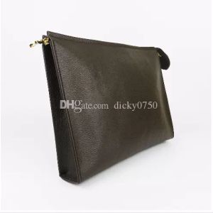 Designer-Clutch-Umschlag für Herren, Tragetasche, Kosmetiktasche, Damen, großer Reise-Organizer, Aufbewahrung, Kulturbeutel, Make-up-Geldbörse, Leder-Make-up-Tasche, Herren-Schultertasche