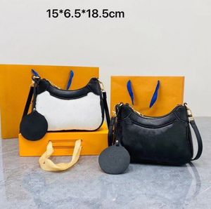 Мода подлинная кожаная женская сумочка метис мешки на плече высокого качества Pochette Crossbody Luxury L1523