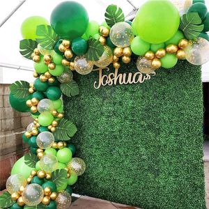 Dekoracja imprezowa sztuk Jungle Safari Motyw Balon Garland Green Animal Balloons Dla Dzieci Chłopcy Partie Urodziny Baby Shower Decor