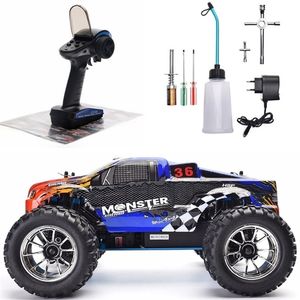 Samochód elektryczny/RC HSP RC 1 10 Skala dwie prędkość Off Road Monster Truck Nitro Gas Power 4WD Zdalne sterowanie samochodem Hobby Hobby Racing RC Pojazd 220509 240314