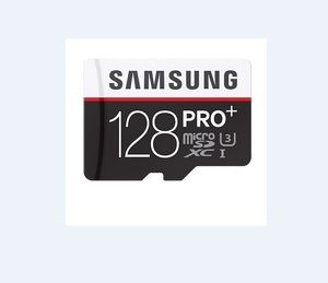 16G/32GB/64GB/128GB/256 GB Högkvalitativ kapacitet Samsung Pro+ Micro SD -kort C10/4K HD -kamera TF -kort/smarttelefonminnekort 90 MB/s