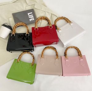 Children small square handbag high quality baby jelly bags mini kids purse factory price