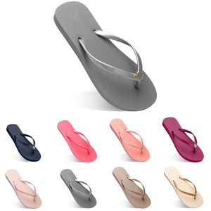 Frauen Hausschuhe Mode Flip Flops Strand Hotel Indoor Slipper Triple Schwarz Rosa Weiß Zitrone Grün Grau Blau Damen Schuhe vier