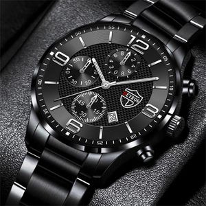 RELOJ HOMBRE Luxo Business Men Watchs Relógio de Aço Inoxual de Aço Inoxual Male Masculino Male Calendário Luminoso Relógio Masculino