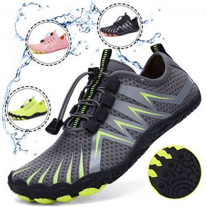 Men Women Water Shoes Beach Aqua Shoes Swim Sandals Drainage Wading Shoes Quick Dry Boating Barefoot Fishing Surfing Sneakers Y220518