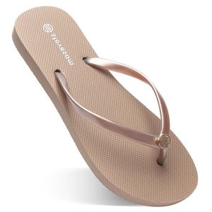 Mode Hausschuhe Strandschuhe Flip Flops Damen Grün Gelb Orange Marine Bule Weiß Rosa Braun Sommer Sport Sneaker 35-38 Gut heiß cool Outdoor 5,5-13 Damen