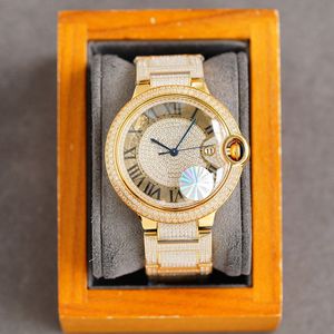 다이아몬드 시계 자동 기계식 2836 Movement Mens Watches 42mm 사파이어 여성 방수 손목 시계 Montre de Luxe