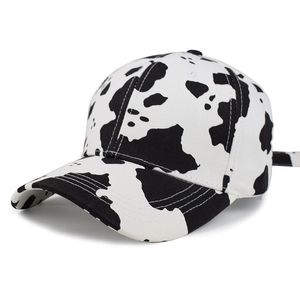 Fashion Cow Print Baseball Cap Women Dad Hats for Men Trucker Hip Hop Gorras Vintage Male Hat 220627