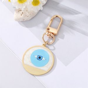 Multicolor Emaljed Evil Eye Keychains Handbag Decoration Keychain