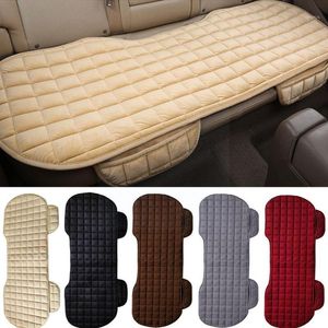 Okładki fotelików samochodowych Pokrywa przednia tylna poduszka tkaniny non SUV Universal Slipt Mata Keep Pad Van Protector Auto Winter WA L4Z7