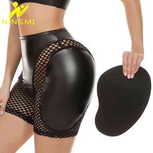 Ningmi Kadınlar Kalça Pad Şekillendirici Külot Butt Kaldırma Vücut Shapewear Sahte Ganimet Kalça Arttırıcı Iç Çamaşırı Moda Kalça Shapewear Külot Y220411