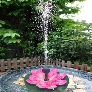 Piscina Accesorios Solar Lotus Fountain Flower Garden Pond Bomba de agua Patio