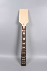 New Bass Guitar Neck 22fret 30inch Maple Rosewood Fretboard Paddle Block Inlay