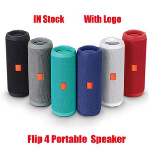 FLIP 4 Alto -falante Bluetooth Mini Flip 4 Flip4 Flip4 Outrowoor Subwoofer Alto -falantes suportam TF USB Cartão com Cartão USB com