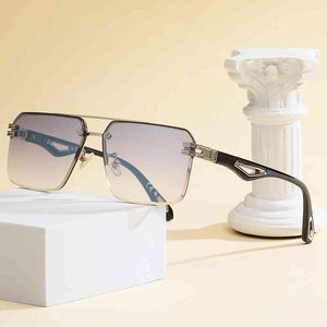 Kajila جديد FRAMELS تقليم نظارات الرجال الأزياء مربع النظارات الشمسية الزجاج