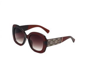 Designer Sunglasses wine red frame small round lens Fashion Trend Anti-Glare Uv400 Casual Eyeglasses For Women luxury Classic 9091 gooci Retro Sun Glasses