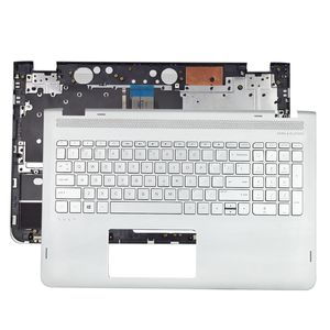 Новые оригинальные корпуса для ноутбуков HP ENVY X360 M6-AQ 15-AQ 15T-AQ M6-AQ005DX 15-AQ173CL, верхний чехол с упором для рук и клавиатурой с подсветкой 857283-001