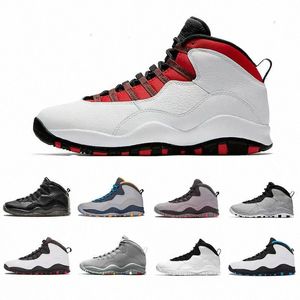 High 10 10s Dark Smoke Grey basketball shoes boots Seattle women men Orlando 10s sneaker sports trainer size 40-47 G5rT#