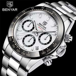 Relojes Hombre Benyar Watches Men Luxury Brand Chronograph Male Sport Watch