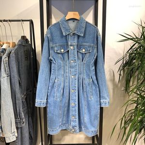 Casual Dresses Winter Autumn Long Sleeve Sexig mini denim klänning kvinnlig höst våren koreansk smal en linje kort t -shirt jeans damer tunika