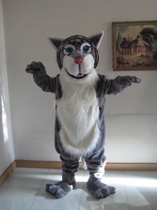 Wild Cat Panther Leopard Jaguar Cougar Mascot Kostym Anpassad Fancy Costume Anime Kits Mascotte Fancy Dress Carnival