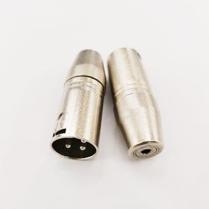 Audio-Anschlüsse, XLR 3-poliger Stecker auf 3,5 mm Stereo-Buchse, Mikrofon-MIC-Anschluss-Adapter/10 Stück