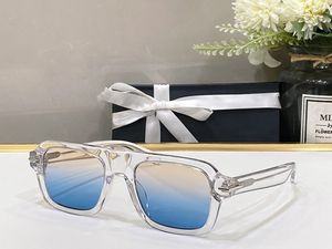 Damen-Sonnenbrille, Designer, klassisches Design, modern, lässig, Spiegeldruck, quadratischer Rahmen, High-Tech-Vlear-Acetat mit Farbverlaufsgläsern, weiblich