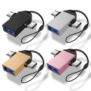 Android Typ-C 2 in 1 OTG Adapter Otg Typ C Kabel für Xiaomi Tablet Festplatte Flash Disk USB Maus Konverter passen Samsung Huawei Smartphone