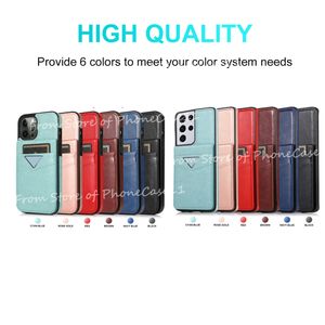 P Designer Card Holder Wallet Phone Cases for iPhone 13 12 11 Pro Max 13Pro 12Pro 11Pro X XR XS 7 8 Samsung Galaxy S10 S20 S21 S22 S105G NOTE 10 20 21 22 Plus Ultra Case Cover