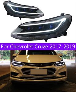 Lâmpada de cabeça para cruze 20 17-20 19 lente led luzes dianteiras streamer indicador de volta dinâmico start-up farol de circulação diurna