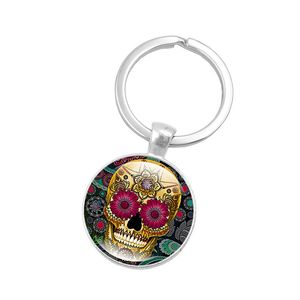 9 Styles Skull Keychain Time Time Gem Keychain Decoration Chain Keyring Chain Keyring