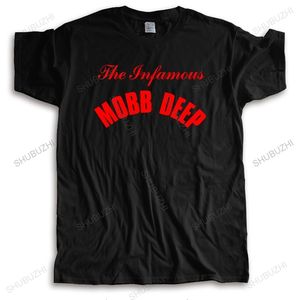 Angekommenes Herren-Baumwoll-T-Shirt Sommer Mobb Deep Infamous Fashion Brand T-Shirt Homme Tops Teeshirt Plus Size Drop 220810