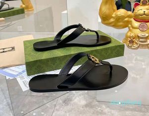 6A New Designer Sandals men's and women's slippers gear bottom flip flops women's luxury fashion 35-46 88