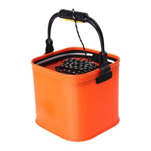 Fishing Accessories Portable Bucket Water Storage Bag Outdoor Foldable EVA Box Camping Container AccessoriesFishing
