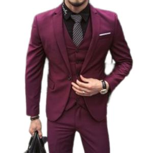 Slim Mens Suits Men Dress Suits Business Wear Slim Fit Wedding Groom Suits 3