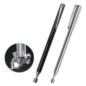 Professionelle Handwerkzeug-Sets, 2 Stück, einziehbare magnetische Tonabnehmer, Permanentmagnet-Saug-Tonabnehmer-Werkzeuge mit Stift-Clip, starker Wand-Picker