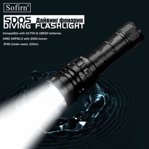 Лампа Для Дайвинга оптовых-Sofirn SD05 Scuba Dive Led Live Light Cree XHP50 Super Bright LM лампа с магнитным выключателем режима