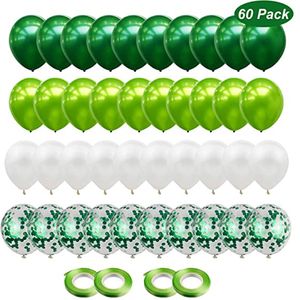 Parti Malzemeleri 40 PCS Yeşil Balonlar Set Metalik Konfeti Balon Jungle Safari Hayvan Doğum Günü Dekorasyonları Çocuk Boy Bebek Duş İyilik