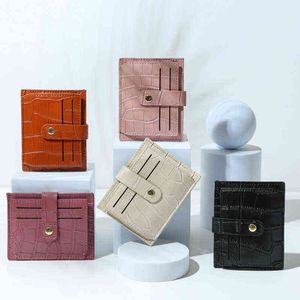 Niche Design Card Bag Portafoglio zero Portafoglio multi slot Donna Ins Candy Color Pattern Small Fresh 220712