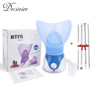 Face Steamer Spa Home Steamer Sauna Sblocca i pori Estratto di punti neri Kit Ringiovanisce il viso Vapore Cura della pelle Pulizia profonda 220711